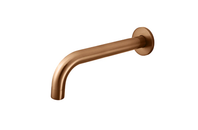 Meir Universal Round Curved Spout Lustre Bronze