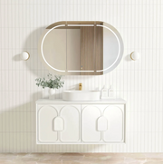 Otti Laguna Mark II Matte White Wall Hung Vanity