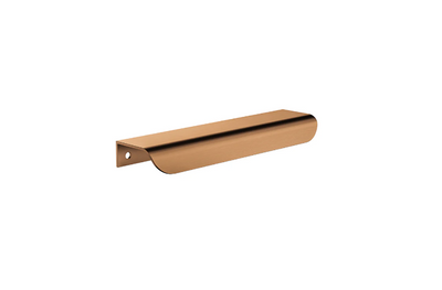 Meir Öppen Edge-Pull 150mm Cabinet Handle (Brushed) Lustre Bronze