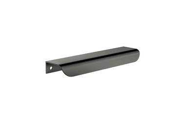Meir Öppen Edge-Pull 150mm Cabinet Handle (Brushed) Gunmetal