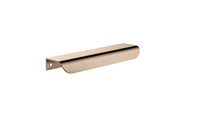 Meir Öppen Edge-Pull 150mm Cabinet Handle (Brushed) Champagne