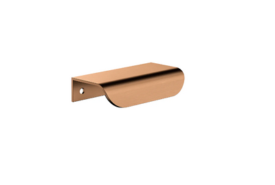 Meir Öppen Edge-Pull 75mm Cabinet Handle (Brushed)