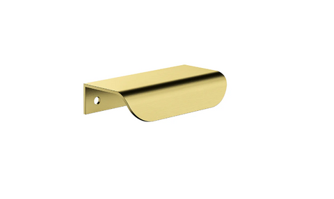 Meir Öppen Edge-Pull 75mm Cabinet Handle (Brushed) Tiger Bronze