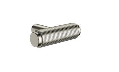 Meir Öppen T-Pull Cabinet Handle (Linear Knurled) Brushed Nickel