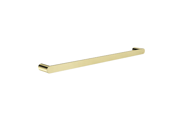 Meir Curvae Single Towel Rail 600mm Tiger Bronze