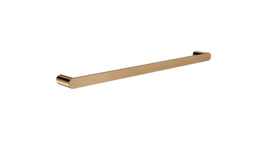 Meir Curvae Single Towel Rail 600mm Lustre Bronze