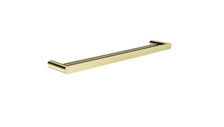 Meir Curvae Double Towel Rail 600mm Tiger Bronze
