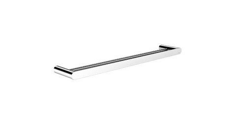 Meir Curvae Double Towel Rail 600mm Chrome