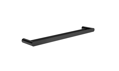 Meir Curvae Double Towel Rail 600mm Matte Black