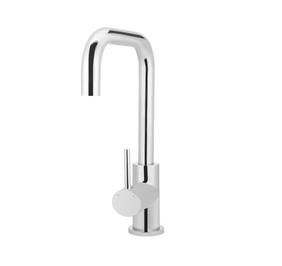 Meir Round Kitchen Mixer Tap - Polished Chrome