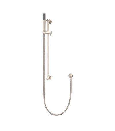 Meir Round Shower on Rail Column - Champagne