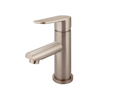 Meir Round Paddle Basin Mixer Champaigne