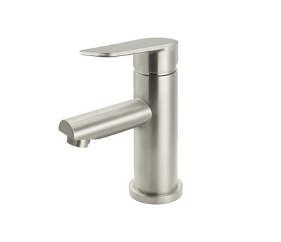 Meir Round Paddle Basin Mixer Brushed Nickel