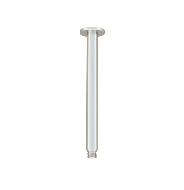 Meir Round Ceiling Shower Arm 300mm- Brushed Nickel