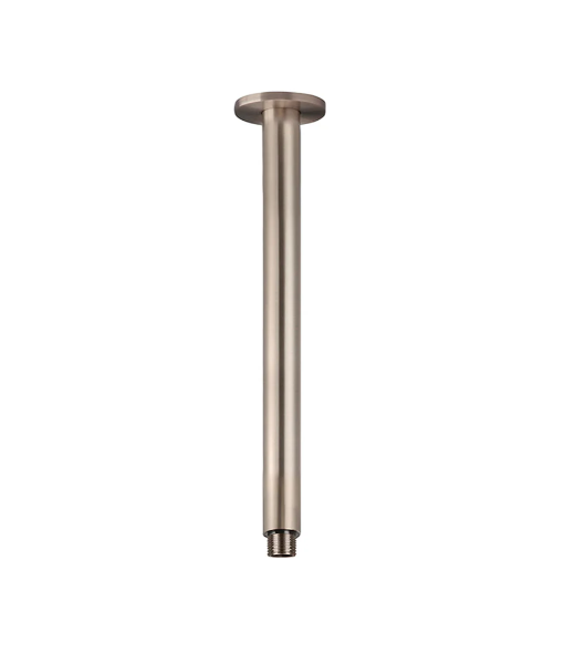 Meir Round Ceiling Shower Arm 300mm Champagne