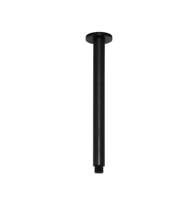 Meir Round Ceiling Shower Arm 300mm Matte Black