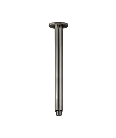 Meir Round Ceiling Shower Arm 300mm Gunmetal