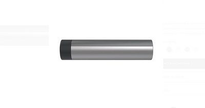 Meir Round Door Stop - Gunmetal