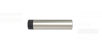 Meir Round Door Stop - Brushed Nickel