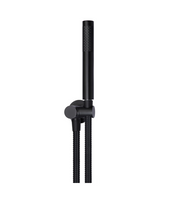 Meir Round Shower on Bracket - Matte Black