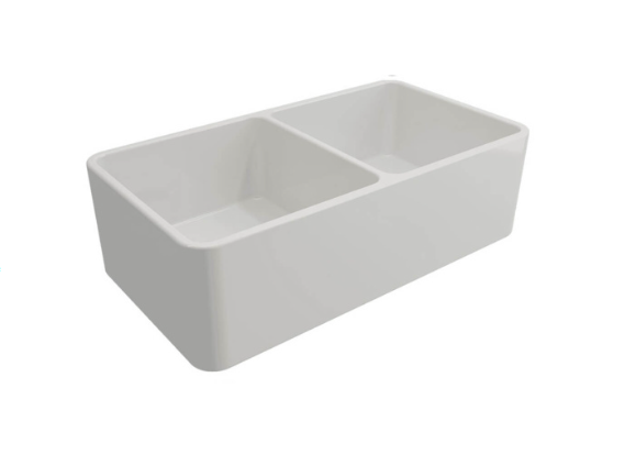 Novi 85 x 46 Fine Fireclay Matte White Butler Sink