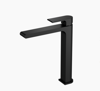 Nero Bianca Tall Basin Mixer - Matte Black
