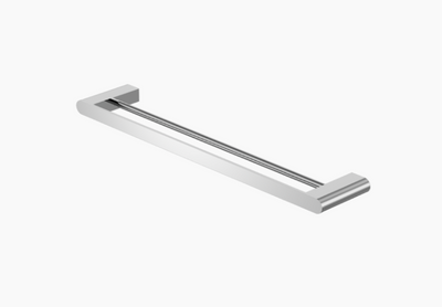 Nero Bianca Double Towel Rail 800mm - Chrome