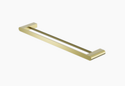 Nero Bianca Double Towel Rail 800mm - Brushed Gold