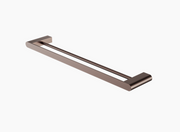 Nero Bianca Double Towel Rail 800mm - Brushed Bronze