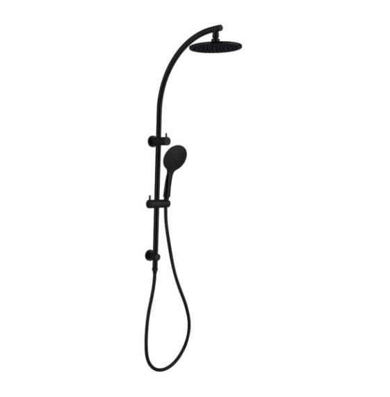 Nero Dolce Shower Set - Matte Black