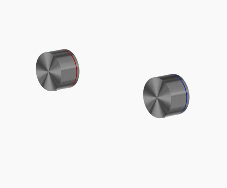 Nero Kara Wall Top Assemblies - Gunmetal