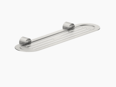 Nero Opal Metal Shelf - Brushed Nickel