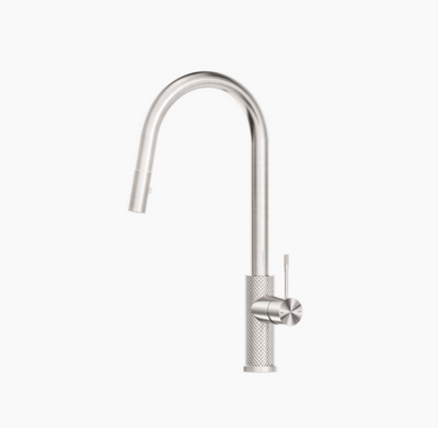 Nero Opal Pull Out Sink Mixer - Brushed Nickel