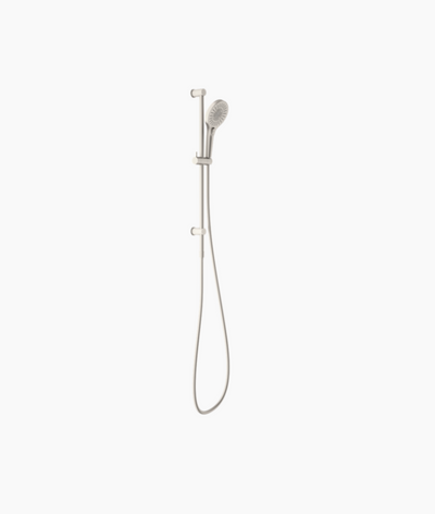 Nero Opal Rail Shower - Brushed Nickel