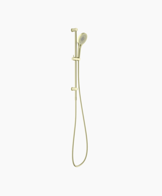 Nero Opal Rail Shower - Brushed Gold