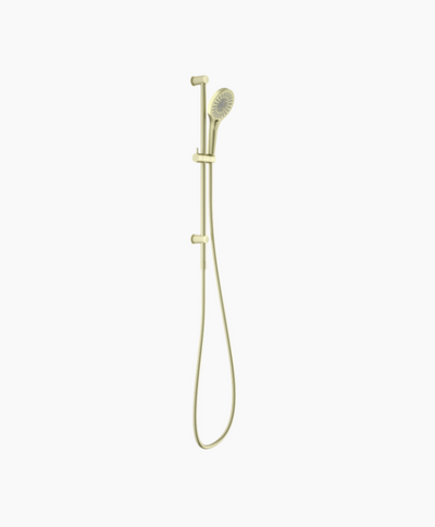 Nero Opal Rail Shower - Brushed Gold