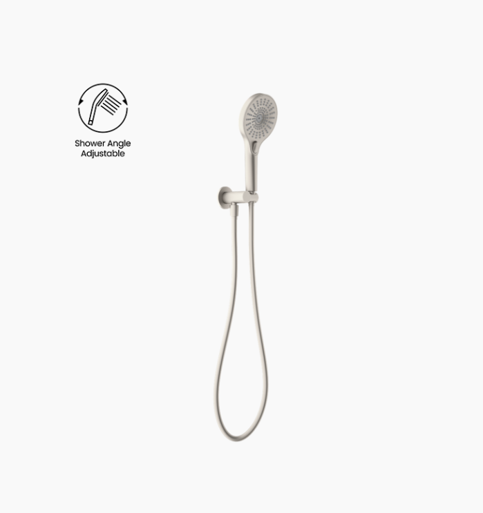 Nero Opal Shower Bracket - Brushed Nickel