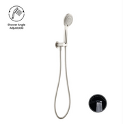 Nero Opal Shower Bracket - Brushed Nickel