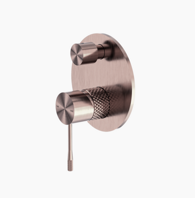 Nero Opal Shower Mixer with Divertor - Brushed Bronze