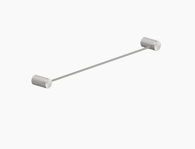 Nero Opal Single Towel Rail 600MM - Brushed Nickel