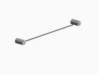 Nero Opal Single Towel Rail 600MM - Graphite