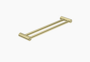 Nero Mecca Care 25mm Double Towel Grab Rail 900mm Brushed Gold