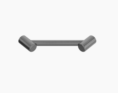 Nero Mecca Care 25mm Footrest Corner Grab Rail 215mm Gun Metal