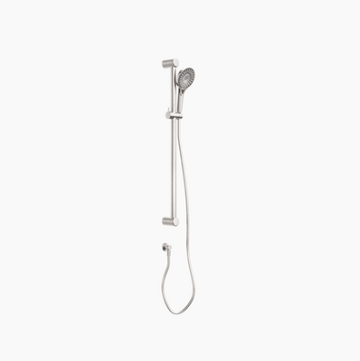 Nero Mecca Care 32mm Grab Rail And Adjustable Shower Rail Set 900mm Brushed Nickel