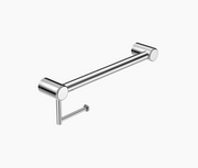 Nero Mecca Care 32mm Grab Rail With Toilet Roll Holder 450mm