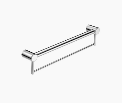 Nero Mecca Care 32mm Grab Rail With Towel Holder Chrome