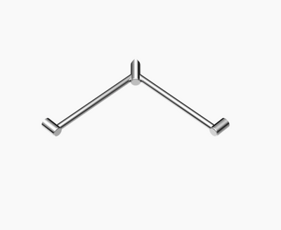 Nero Mecca Care 32mm Wrap Around Corner Grab Rail 600x600mm