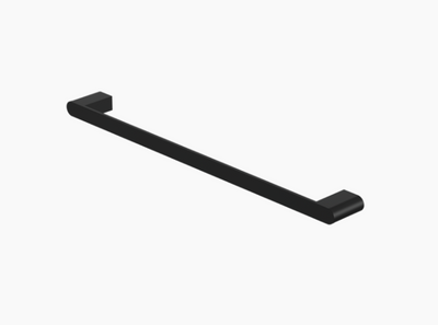 Nero Bianca Single Towel Rail 800mm - Matte Black