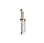 Bella Vista Mica Adjustable Shower Rail Aged Accelerated Living Brass