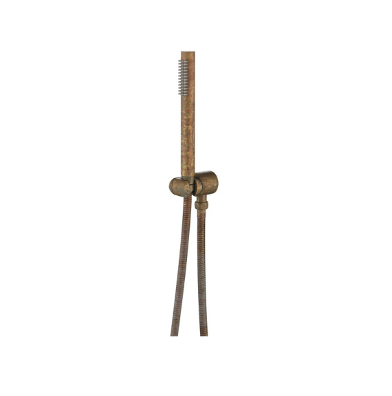 Bella Vista Mica Hand Shower Rail Aged Accelerated Living Brass